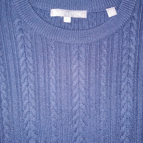 Slate & Stone Cable Knit crewneck sweater - Picture 4 of 6